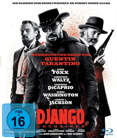 Django Unchained - German Blu-Ray movie cover