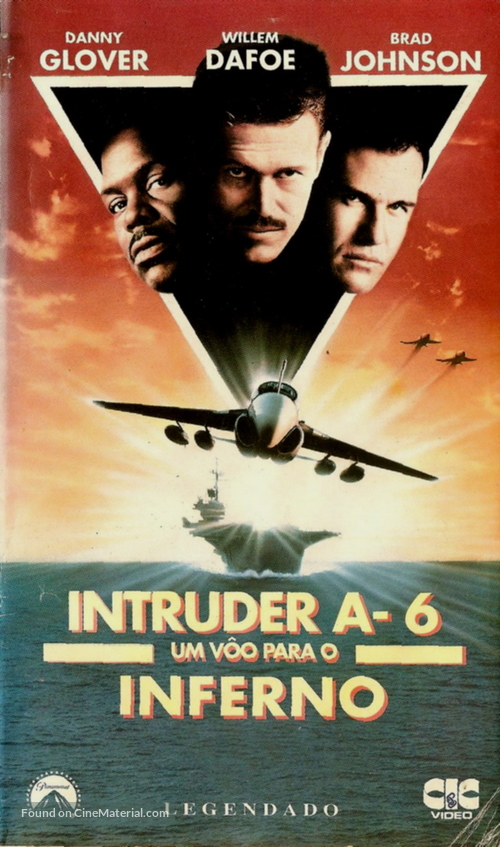 Flight Of The Intruder - Brazilian VHS movie cover