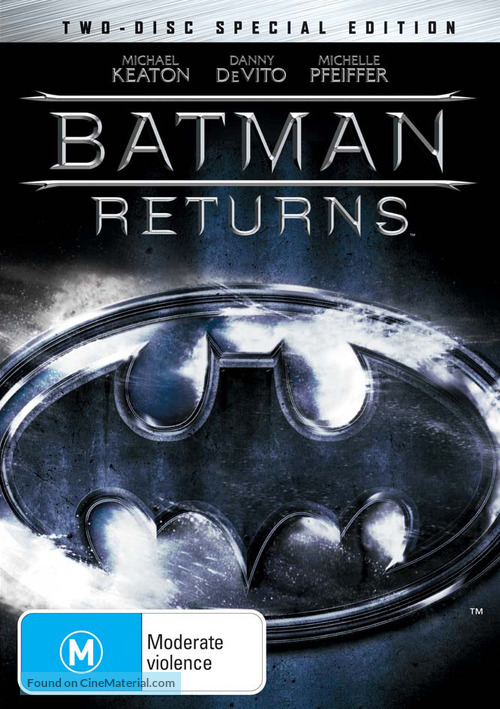 Batman Returns - Australian Movie Cover