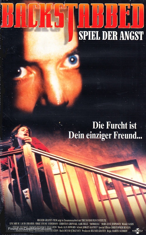 M&oslash;rkeleg - German VHS movie cover