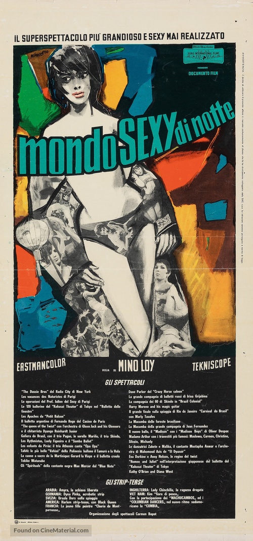 Mondo sexy di notte - Italian Movie Poster