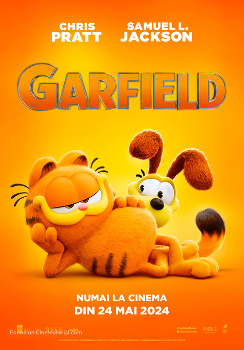 The Garfield Movie - Romanian Movie Poster