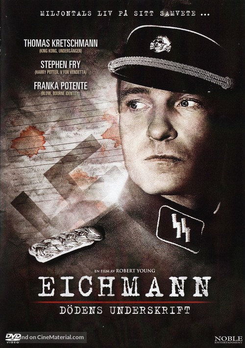 Eichmann - Swedish DVD movie cover