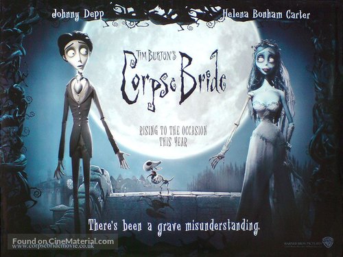 Corpse Bride - British Movie Poster