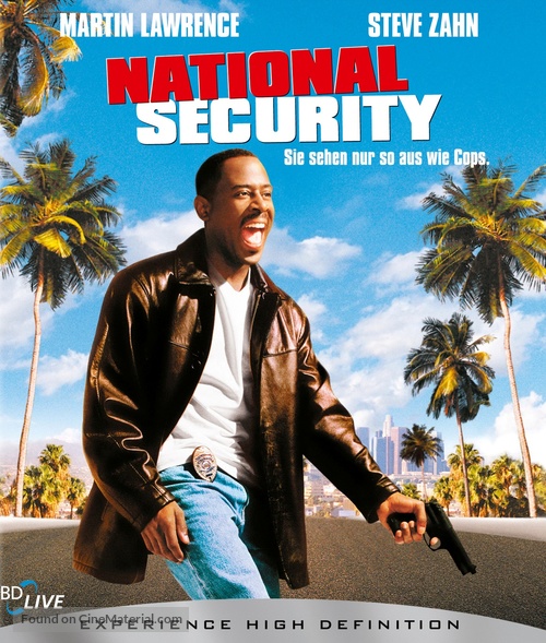 National Security - German Blu-Ray movie cover