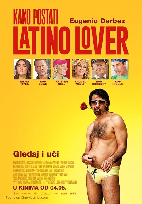 How to Be a Latin Lover - Croatian Movie Poster