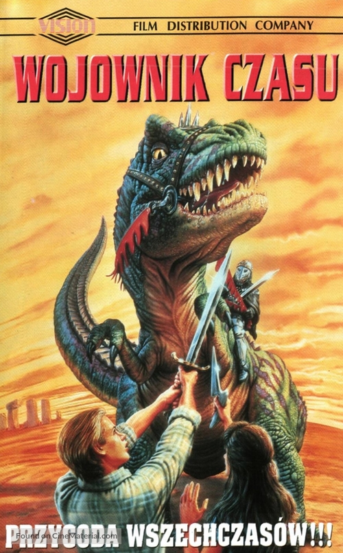 Josh Kirby... Time Warrior: Chapter 1, Planet of the Dino-Knights - Polish Movie Cover