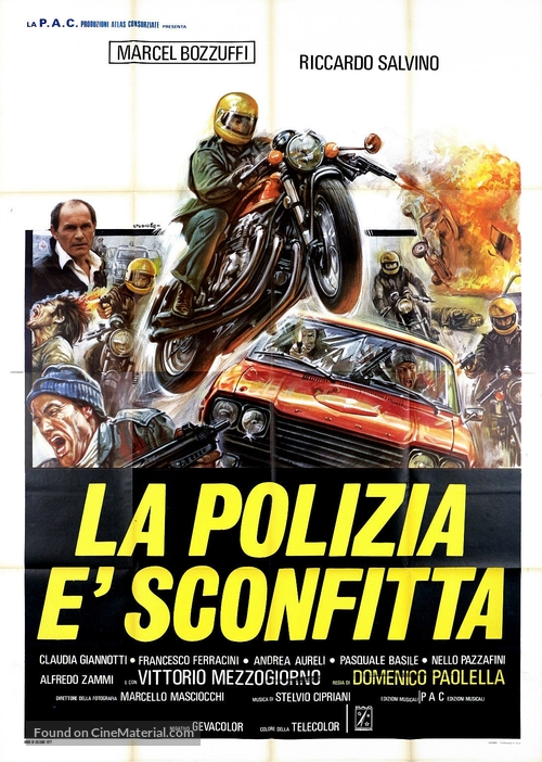 La polizia &egrave; sconfitta - Italian Movie Poster