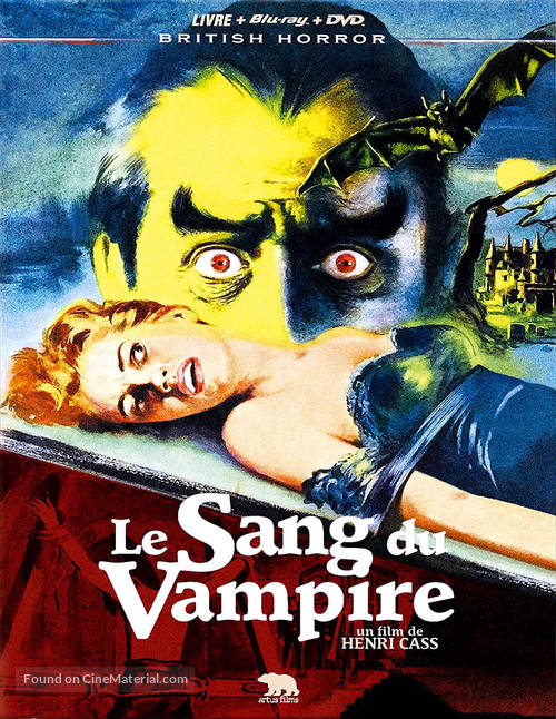 Blood of the Vampire - French Blu-Ray movie cover