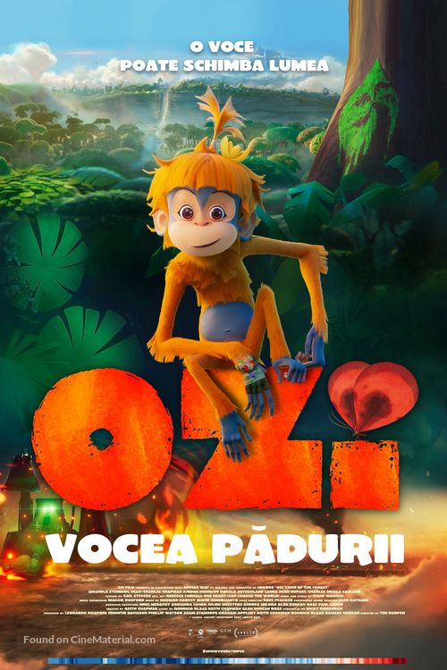 Ozi: Voice of the Forest - Romanian Movie Poster