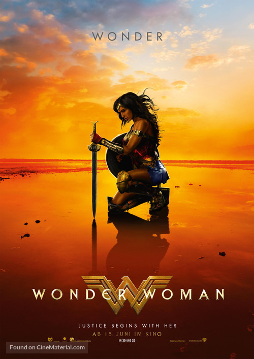 Wonder Woman - German Movie Poster
