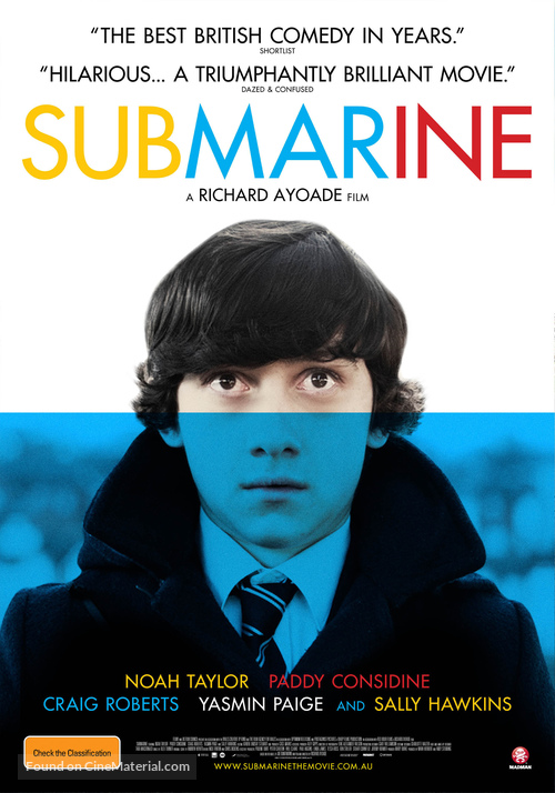 Submarine - Australian Movie Poster