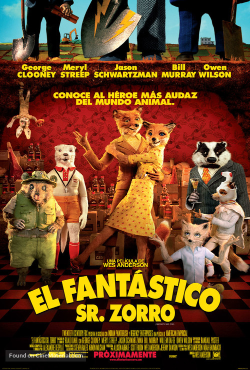Fantastic Mr. Fox - Mexican Movie Poster