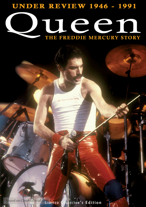 Queen: Under Review 1946-1991 - The Freddie Mercury Story - DVD movie cover