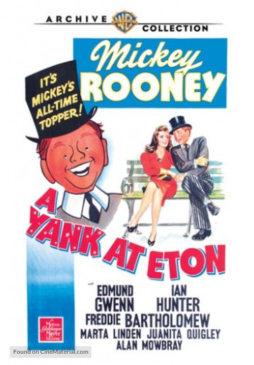 A Yank at Eton - DVD movie cover