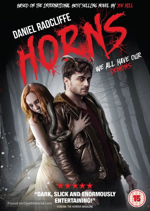 Horns - British DVD movie cover