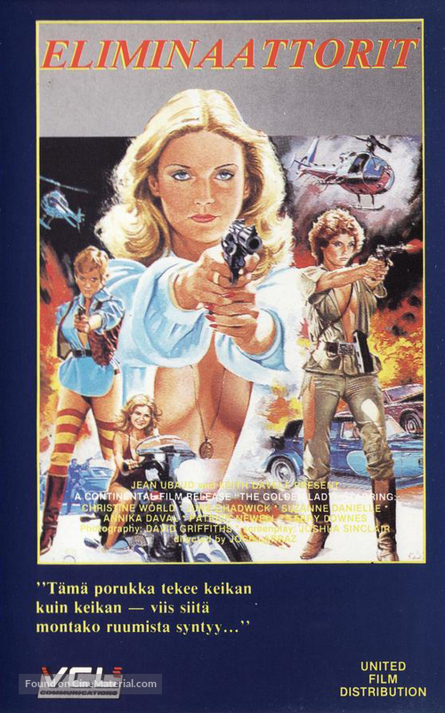 The Golden Lady - Finnish VHS movie cover