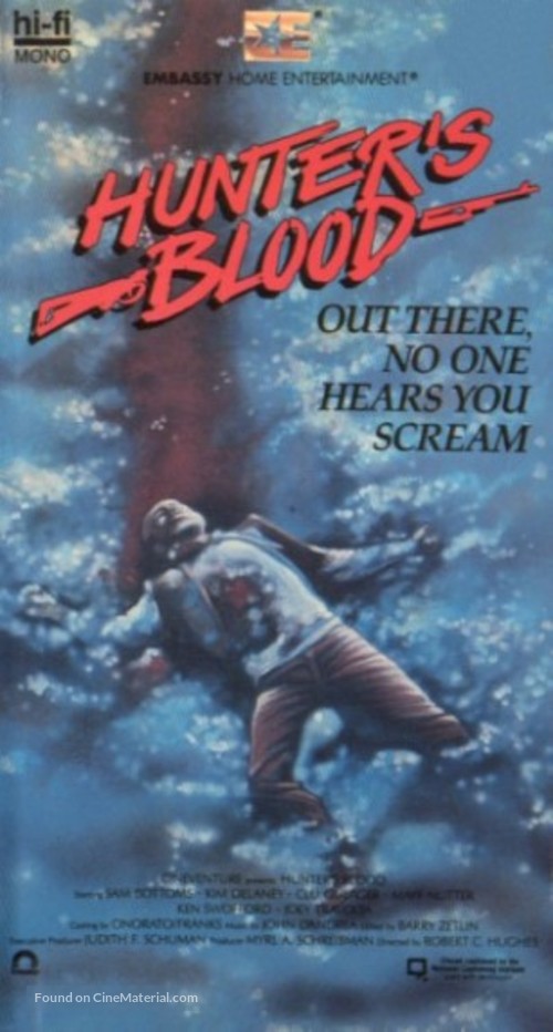 Hunter&#039;s Blood - VHS movie cover