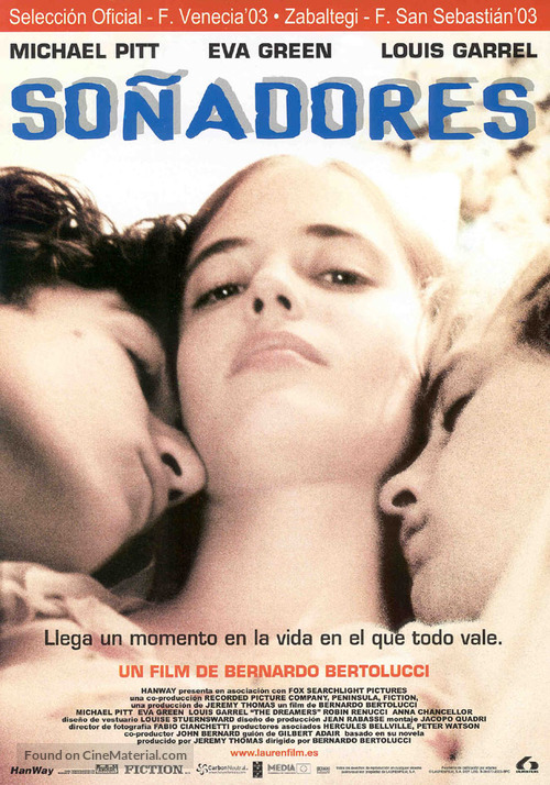 The Dreamers - Spanish Movie Poster