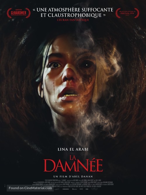 La damn&eacute;e - French Movie Poster