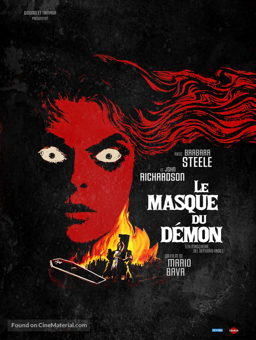 La maschera del demonio - French Re-release movie poster