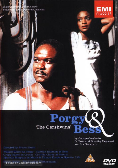 &quot;American Playhouse&quot; The Gershwins&#039;, Porgy &amp; Bess - British Movie Cover