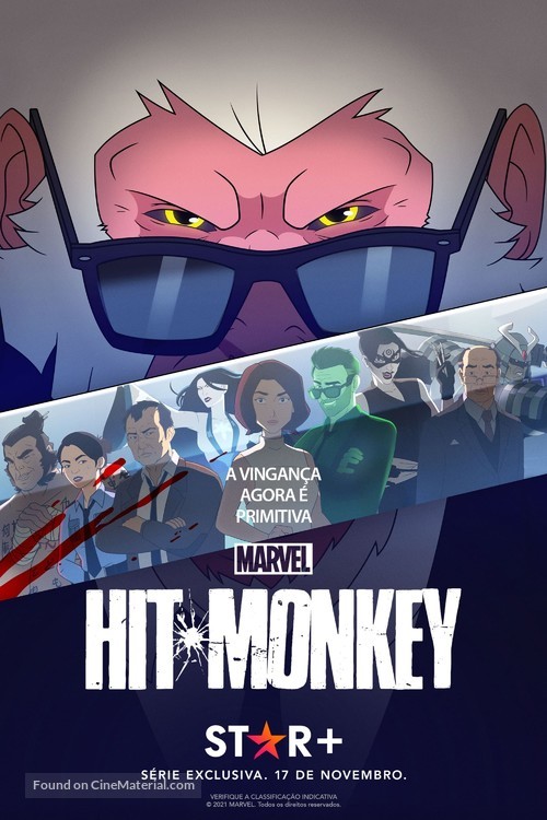 &quot;Hit-Monkey&quot; - Brazilian Movie Poster