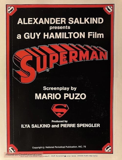 Superman - Movie Poster