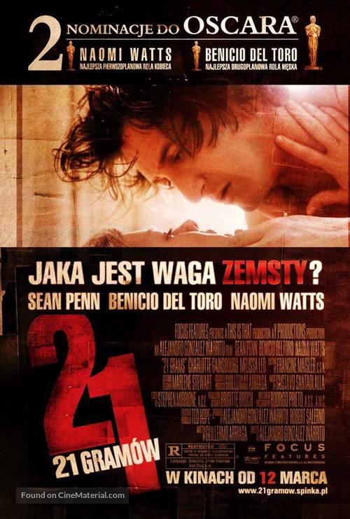 21 Grams - Polish Movie Poster