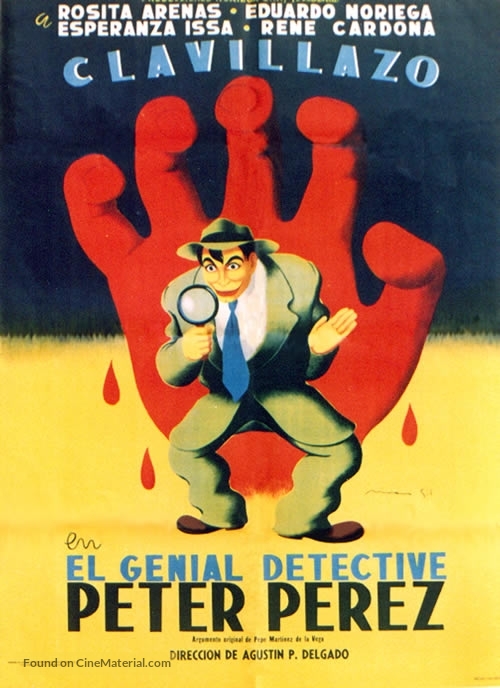 Genial Detective Peter P&eacute;rez, El - Mexican Movie Poster