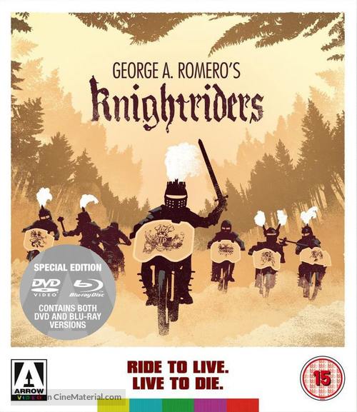Knightriders - British Blu-Ray movie cover