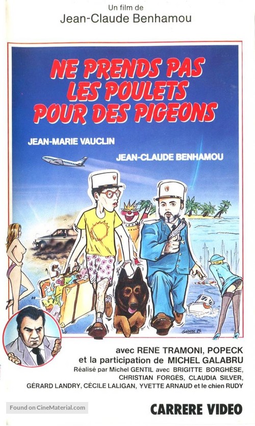 Ne prends pas les poulets pour des pigeons - French VHS movie cover