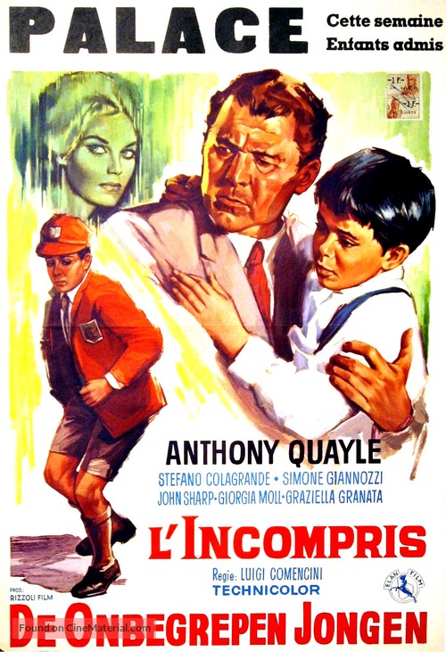 Incompreso - Belgian Movie Poster