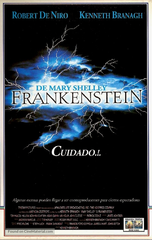 Frankenstein - Argentinian VHS movie cover