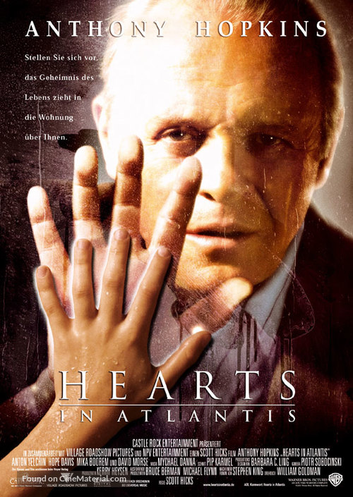 Hearts in Atlantis - German Movie Poster