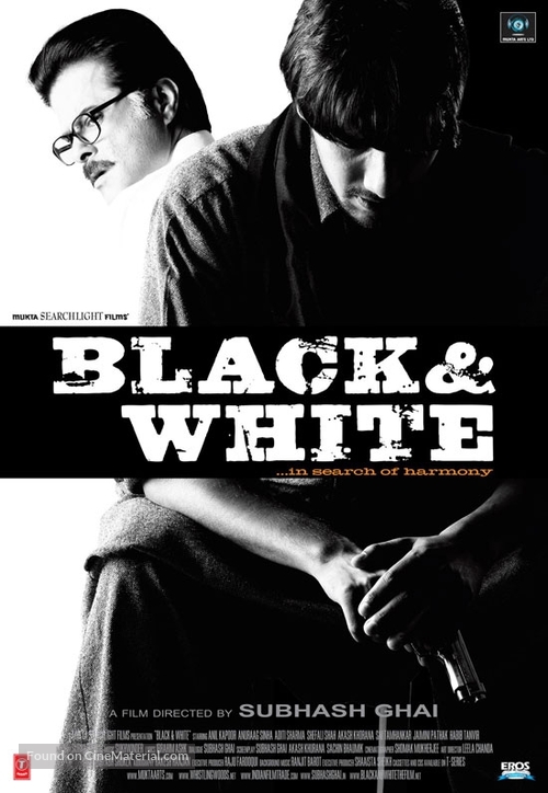 Black &amp; White - Indian Movie Poster
