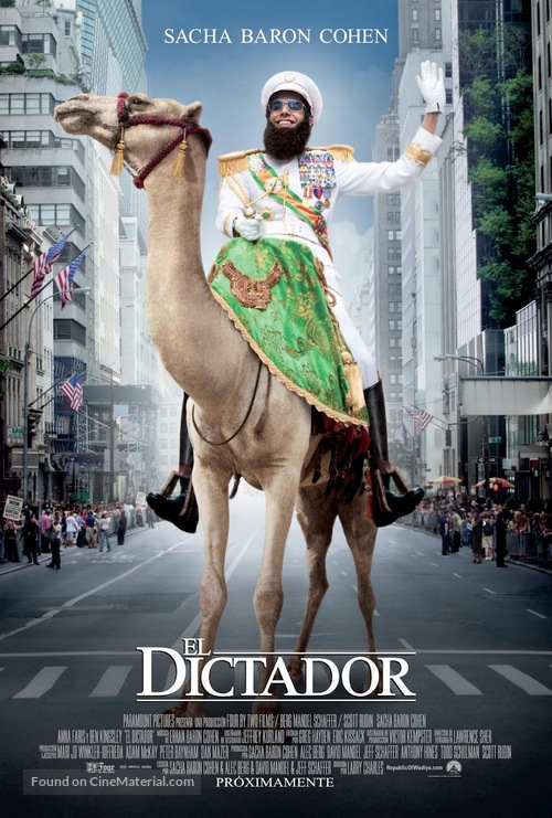 The Dictator - Argentinian Movie Poster