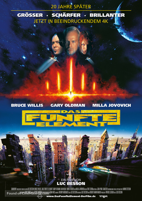 The Fifth Element - German Movie Poster