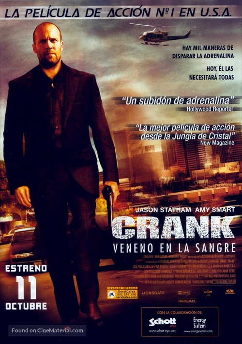 Crank - Spanish Movie Poster