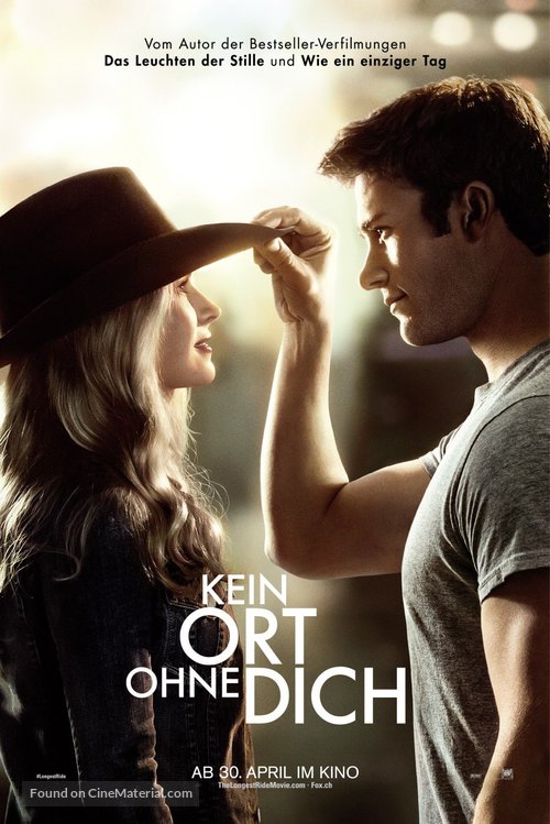 The Longest Ride - Swiss Movie Poster