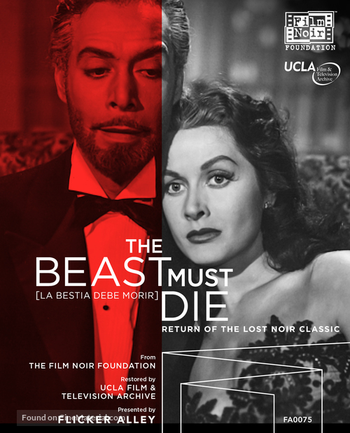 La bestia debe morir - Blu-Ray movie cover