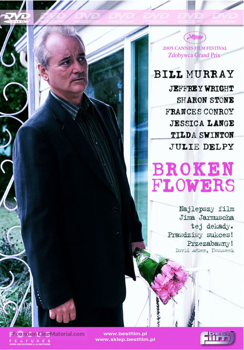 Broken Flowers - Polish DVD movie cover