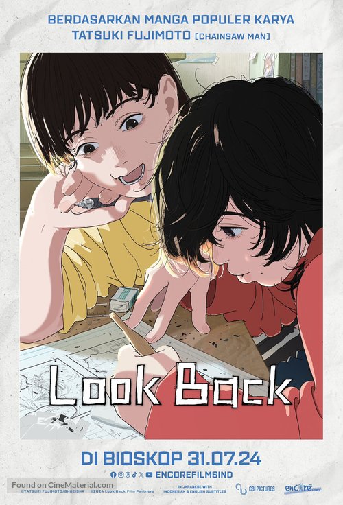 Look Back - Indonesian Movie Poster