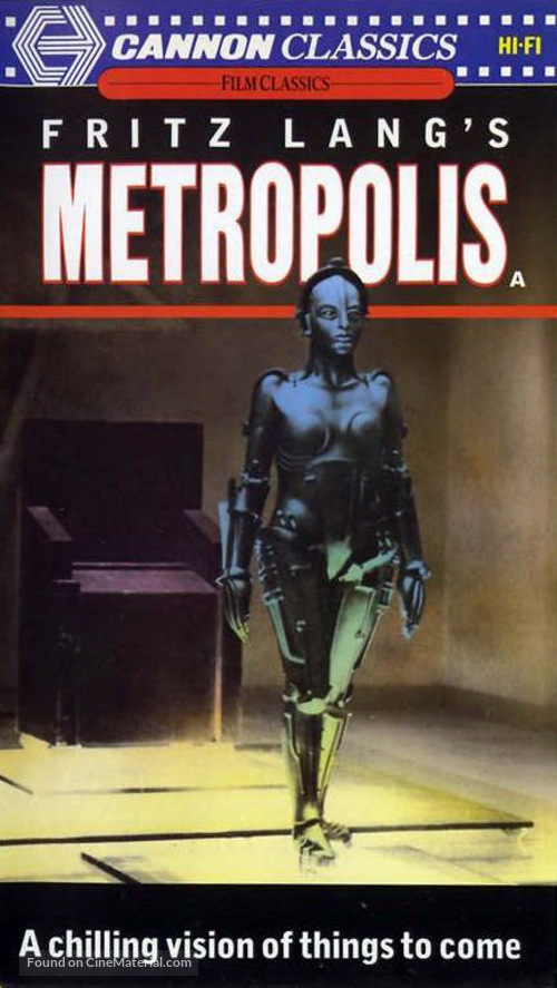 Metropolis - British VHS movie cover