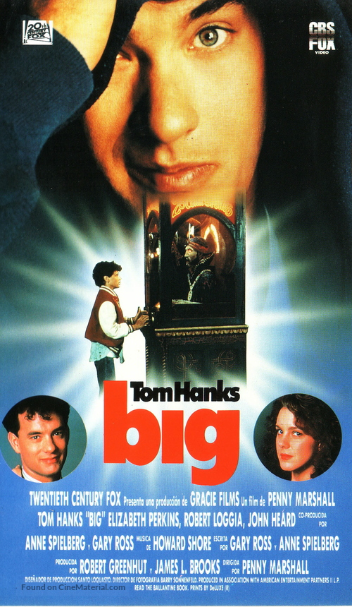 Big - Spanish VHS movie cover