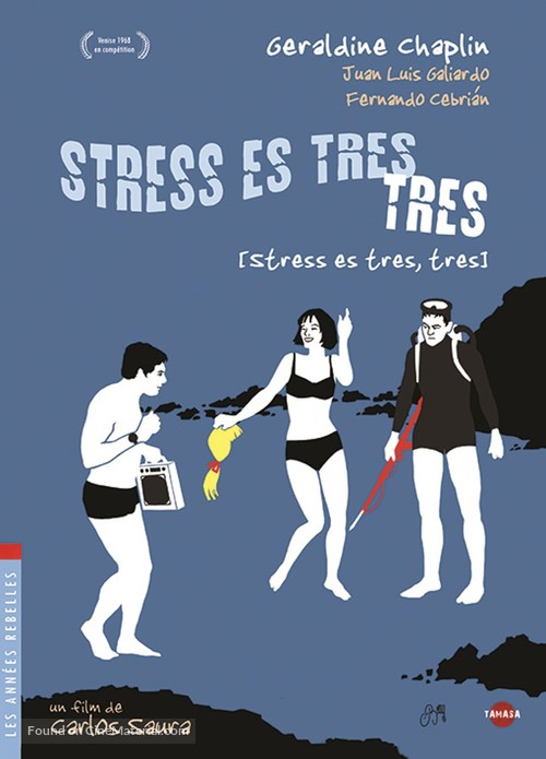 Stress-es tres-tres - French Re-release movie poster
