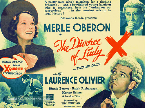 The Divorce of Lady X - poster