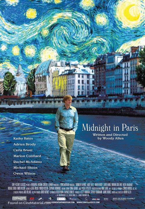 Midnight in Paris - Canadian Movie Poster