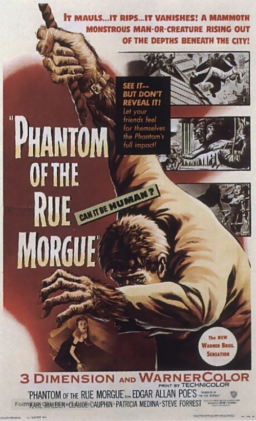 Phantom of the Rue Morgue - Movie Poster