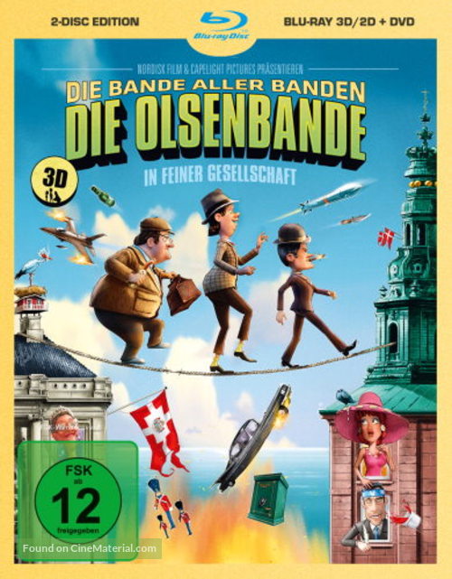 Olsen Banden p&aring; de bonede gulve - German Blu-Ray movie cover